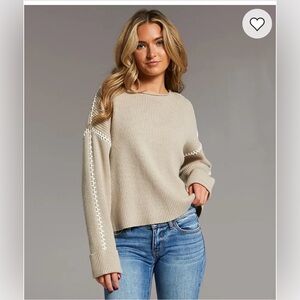 Women's Beige Sweater NWOT